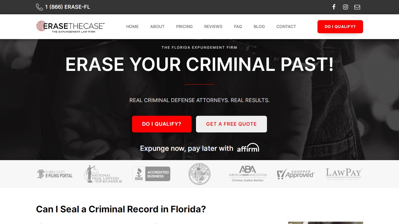 How Can I Seal My Criminal Record in Florida? | Erase The Case